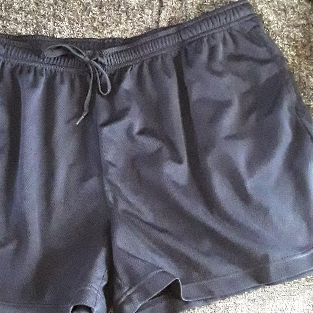 Navy blue shorts with pockets